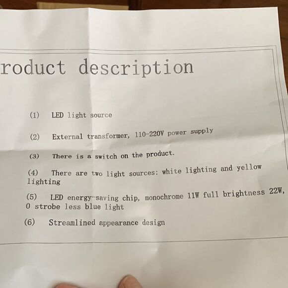 LED unique light With white lighting and yellow lighting - Picture 5 of 7